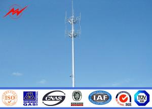 Electric 36M Antenna Tower Steel Mono Pole Tower For Mobile Transmission /