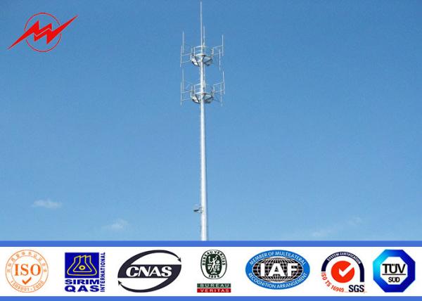 27M 500kv Power Electric Transmission Mono Pole Tower Steel Monopole Antenna Tower For Distribution Line