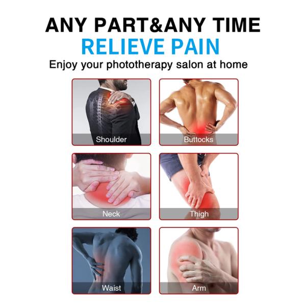 Домашняя светодиодная инфракрасная терапия красным светом Сауна Покрывало для выздоровления 660nm 850nm