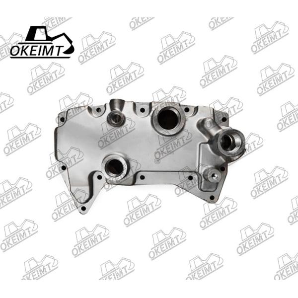 Aluminum 2097291 Diesel Engine Spare Parts Oil Cooler Cover For e C9.3