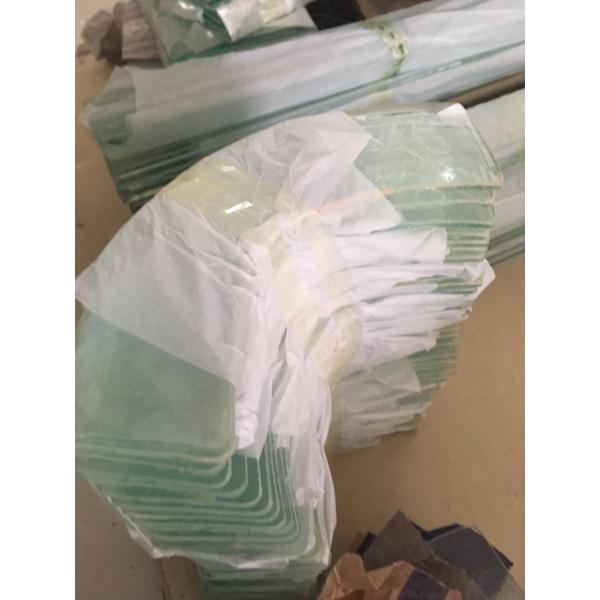 Beveled Tempered Safety Glass Hollow Structure Brass / Nickel / Patina Optional