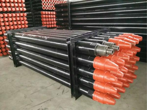 Friction Welding Drill Rods Drilling Rig Tools Heat Treated Carbon Alloy Steel