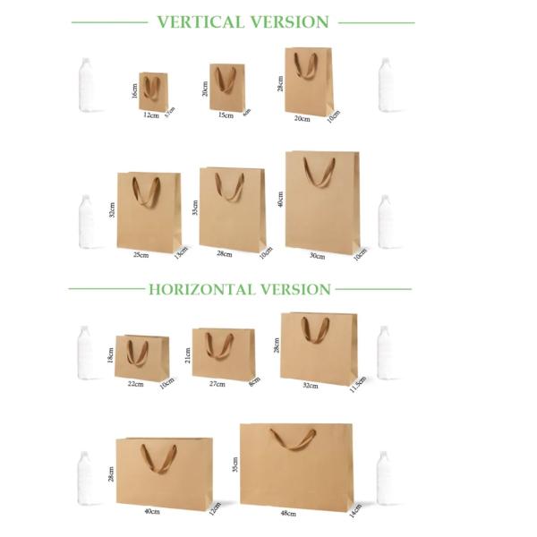 Reusable Stone Print Paper Bags With Logo And Handles Customized Printed