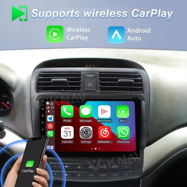 10 дюймовый Android стерео для 2003-2012 годов Honda Acura TSX 128G навигация GPS мультимедийный проигрыватель беспроводный Carplay 4G