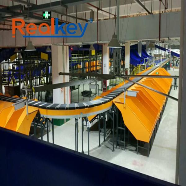 Realkey Cross Belt Sorter Intelligent Recognition & Fully Automated Sorting