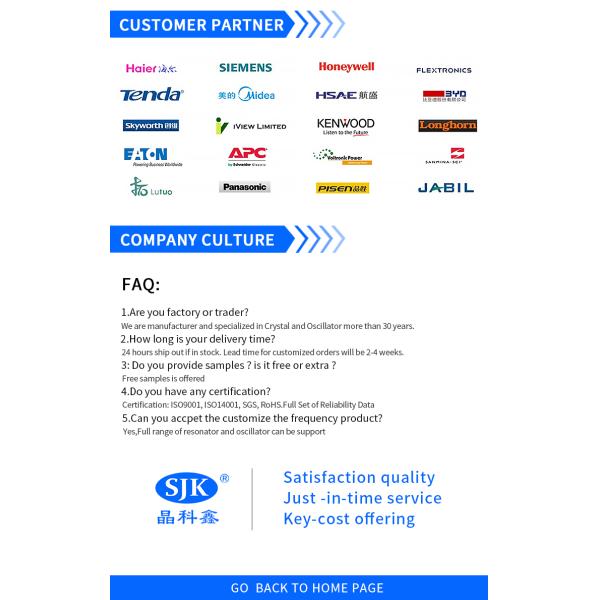 MEMS Программируемый осциллятор CMOS 106.25MHz 20PF 20ppm 3.3V Кристаллический осциллятор серии SJK8008