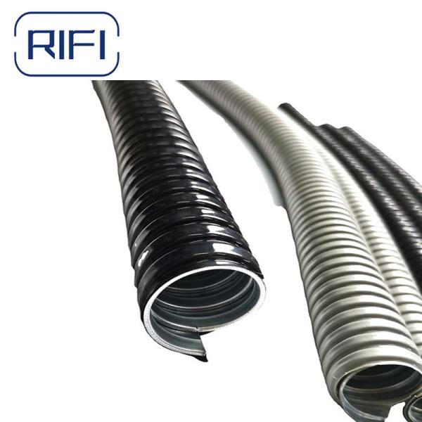 PVC Galvnaized Flexible Conduit And Fittings Electrical Conduit System  Easy Installation