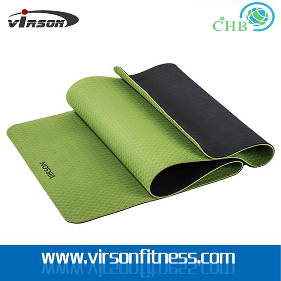Ningbo Virson yoga mat .yoga mat online.TPE yoga mat. double Layer TPE yoga mat