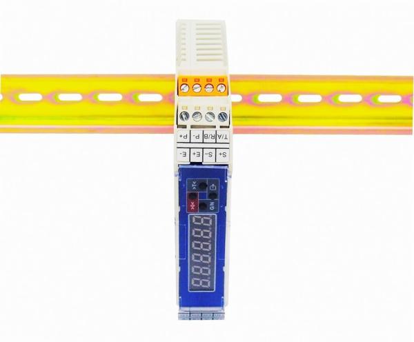 DIN Rail Mount Load Cell Display Unit | DIN Rail Force Meter Digital Indicator