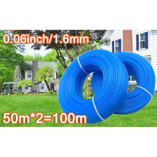 Cordón de cortador de césped de nylon redondo Cordón de maleza de césped adecuado para jardines de parque