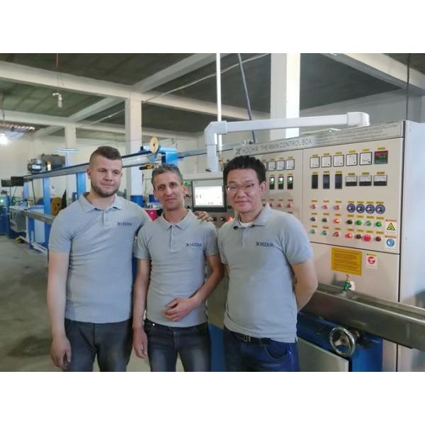 1- 4 ядра привязывают изготовляя линию оборудование штранг-прессования кабеля PVC машины штрангпресса провода проводника большой емкости медное