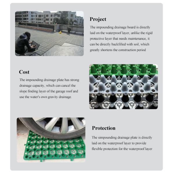 Impounding Drainage Board for Park Construction in 's Water Conservancy Infrastructure