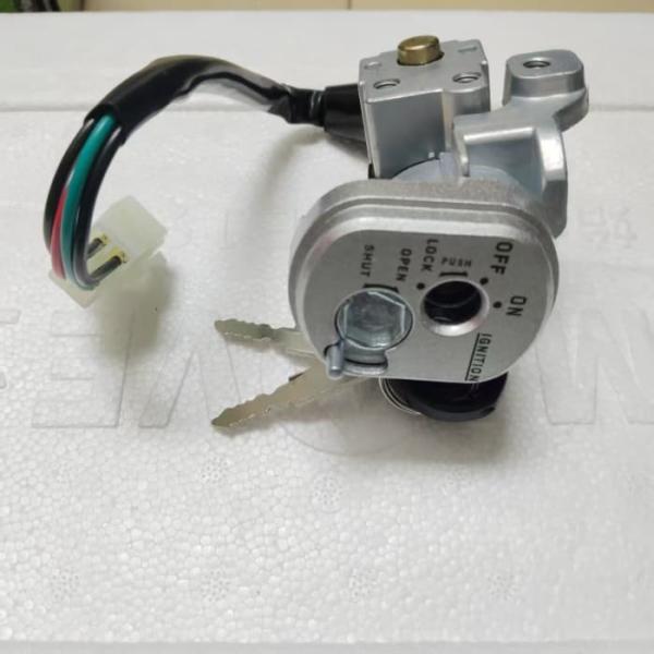 Contacteur à clé de moto X-1 Noir Qualité OEM Taille standard