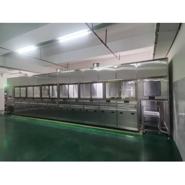 Tunable 40-80kHz Silicon Wafer Ultrasonic Cleaner 60°C Constant Temperature Acid Alkaline Washing UPW Rinsing