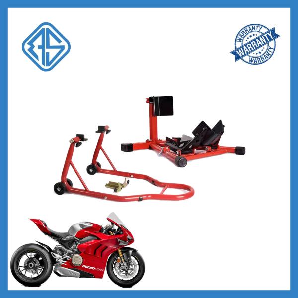 Appendix Motorcycle Front Wheel Stand Rear Paddock Move Cart PVC Wheel