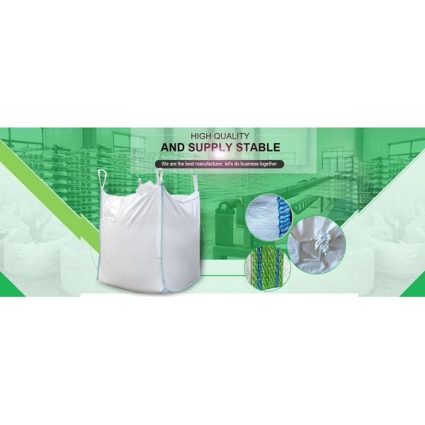 Bulk Jumbo Bag Polypropylene Woven For Sand Cement Coal Minerals