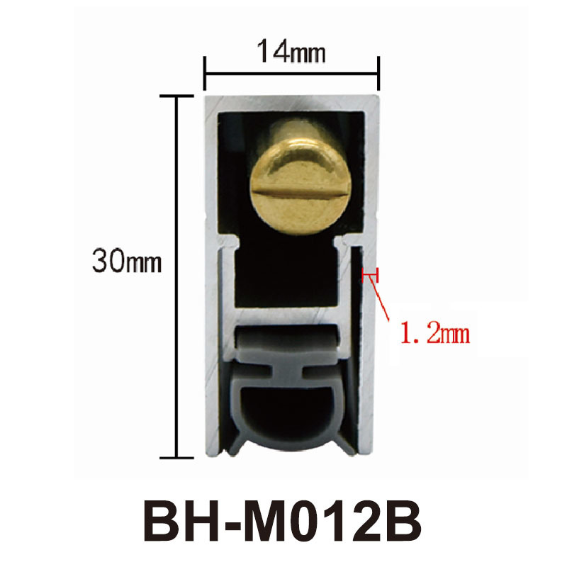 14*30mm автоматическое дно двери герметизирует алюминиевый сплав падают вниз уплотнения для дверок топки
