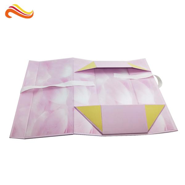 Custom Printing Magnetic Closure Collapsible Apparel Gift Box