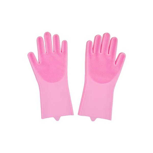 Massage Gloves Bath Grooming Dog Cleaning Washing Bathing Tool Shampoo Hand Comb Silicone Pet Brush
