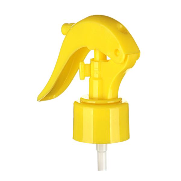 Pulvérisateur en plastique PP jaune de luxe 28/410 Mini pulvérisateur à gâchette