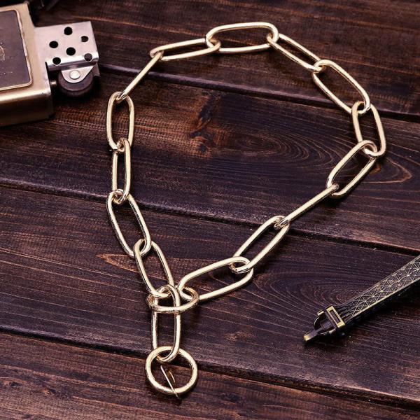Cadenas de hierro Perro de mascota Asfixia Modelo sólido Desempeño Estilo popular Peso pesado
