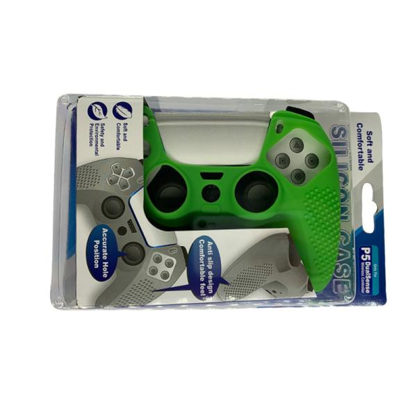 Non-slip Silicone Case Protective Soft Cover Shell For PS5 In Color Box Blister Packing Silicon Control ps5 Cover