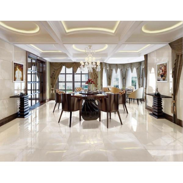 36 X 36 Modern Grey Bathroom Tiles / Glazed Polished Porcelain Tile