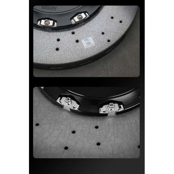 TEI TCCB-R Carbon Ceramic Brake Disc Rotor 355mm/380mm/400mm/410mm/420mm/440mm Brake Disc CCB for Mclaren Aston Martin