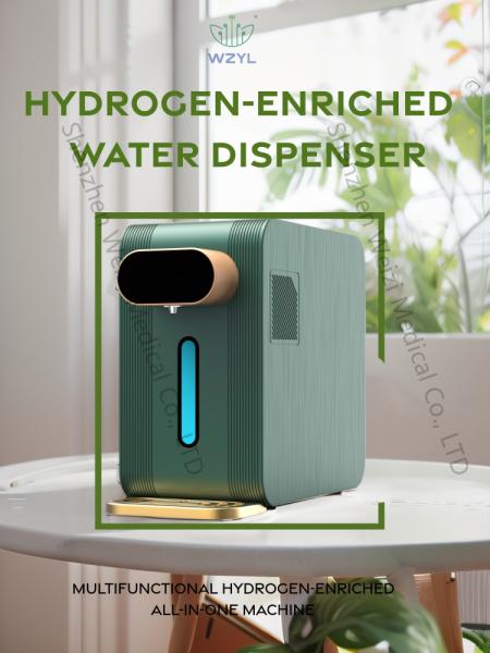High Concentration Hydrogen Water Generator H2 Water Maker With Hot And Cold Water
