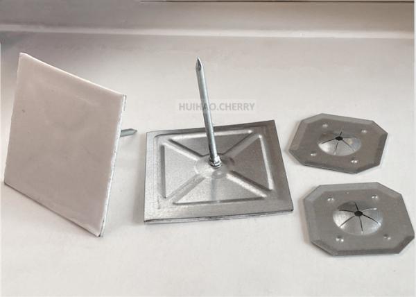 12 Gauge Insulation Stick Pins And Washers Galvanized Steel Rockwool Insulation Pins