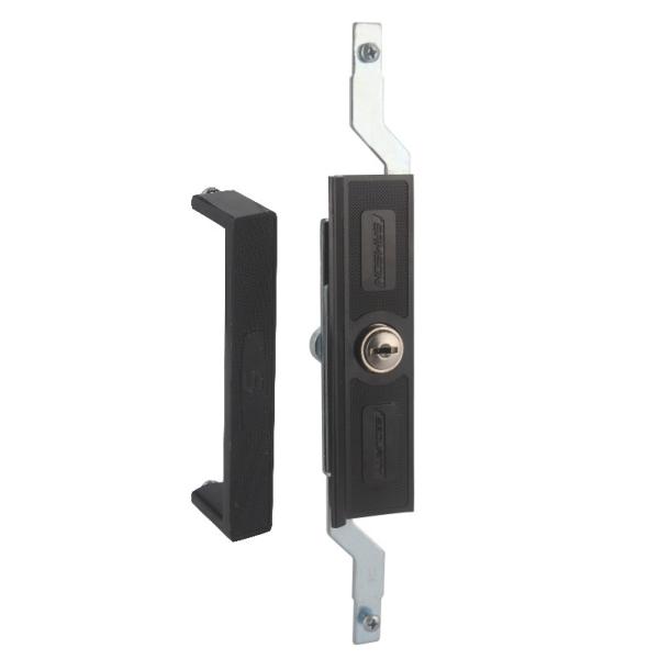 Electrical Panel Board Garage Door Lock Black Powder Coated