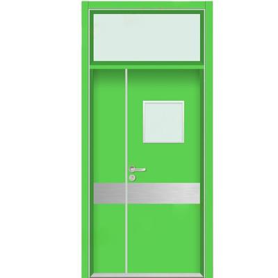 Porta de alumínio do quarto desinfetado do enchimento do favo de mel com vidro da visão de 6mm