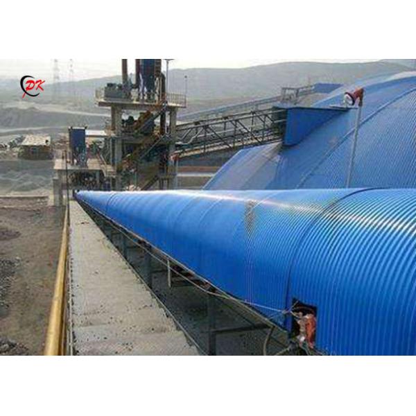 Easy Maintenance Conveyor Belt Hood Conveyor Fixed Type Carbon Steel Covers