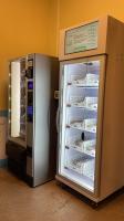 Le grippage N de fruit frais d'oeufs disparaissent distributeur automatique intelligent de réfrigérateur avec le lecteur de cartes