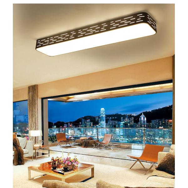 Iron Art Acrylic  Restaurant Other  Paint  Frosted  Ceiling  Lamps  600*200*75MM