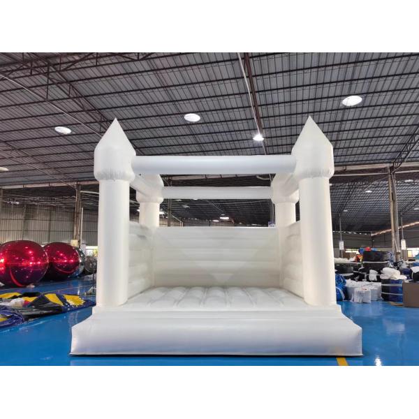 13х13 горячая продажа рекламный ПВХ взрыв белый надувный дом прыжок замок для детей свадебный вышибальщик