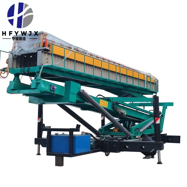 Mobile 18.5m High Altitude Lifting Platform 8t Capacity And Hydraulic Driven