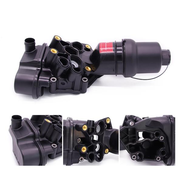 06f115397j Audi A4 Auto Engine Spare Parts Oil Filter Assembly Oil Filter Adapter Housing For Audi A4
