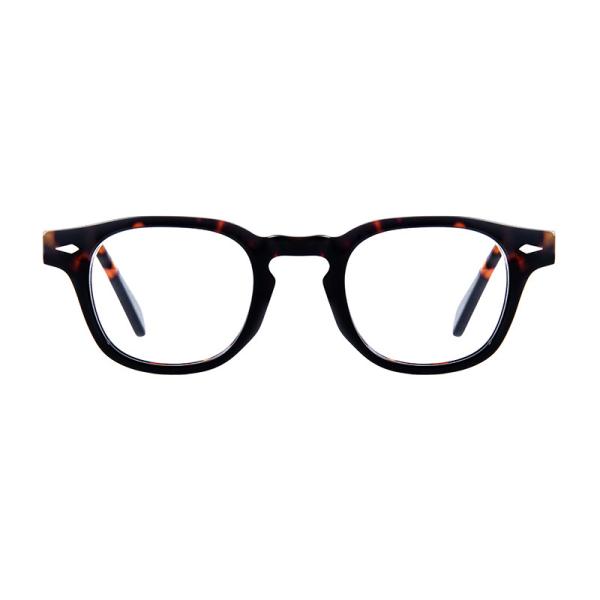 Tortoiseshell Round Acetate Glasses Frame With Optical Frame