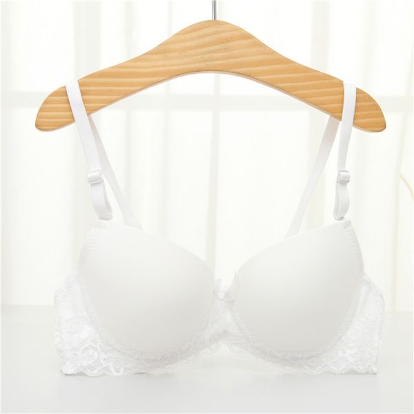 Wholesale Smooth Lace Bra Japanese Girls Underwear Thin AB Cup Small Breasts Gathered Sexy Ladies Bra Summer
