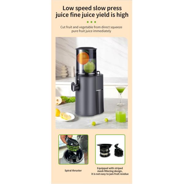 Commercial Cold Press Vertical Big Mouth Juicers Extractors Machine Juice Extractor Slow Juicer