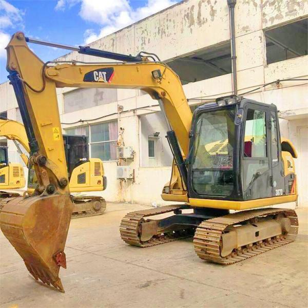 Excavateur Caterpillar Cat 307D d'occasion mini-excavateur de 7 tonnes d'occasion 2018 fabriqué au Japon