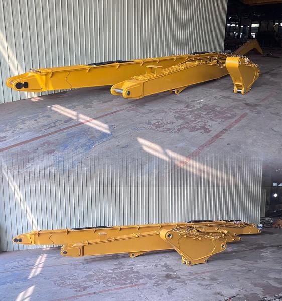 Three Parts Telescopic Demolition Boom , Q355B Q690D Demolition Excavator Arm