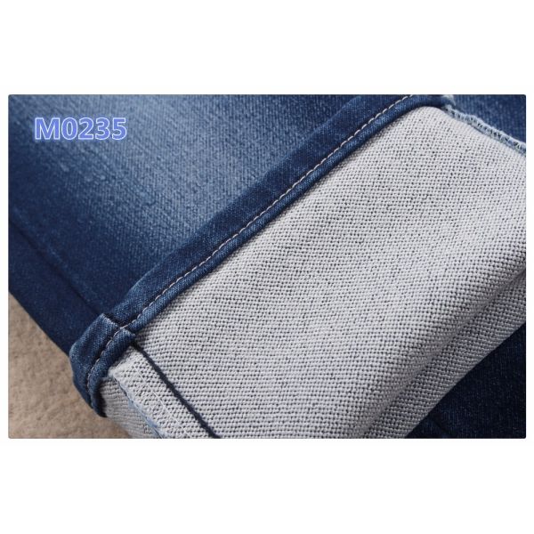 Satin Wholesales  Denim Fabric Cotton Elastic Satin Denim Jeans Fabric Prices