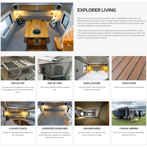 NJSTAR EXPLORER OFFROAD TRAVEL Кэмперный трейлер