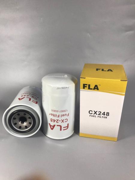 YANMAR Excavator Fuel Filter , Diesel Fuel Filter Water Separator  Paper Material Core