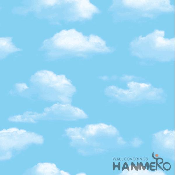 Pink Color Wallcovering PVC 0.53*10M/Roll Children Room Decorative Wallpaper Wholesale