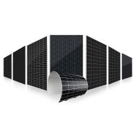 metade dos painéis solares 3x10 30 de 80-85W Sunport a mono cortou o painel solar MWT flexível ultra brandamente