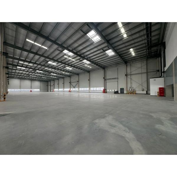 Steel structure frame building with high-strength bolt connection for large-span warehouse Q355B