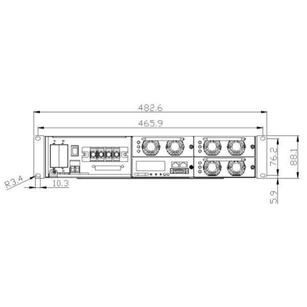 24U 19 приложение оборудования кондиционера шкафа 1500W шкафа дюйма на открытом воздухе